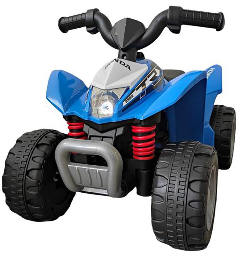 Mini Quad Elettrico per Bambini 6v con Licenza Honda 250X Blu 