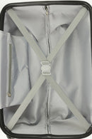 Trolley Valigia Bagaglio a Mano Rigida in Policarbonato 4 Ruote TSA Soriani Bianco