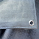 Telo Occhiellato Multiuso 5x8m in Polietilene 180gr Grigio