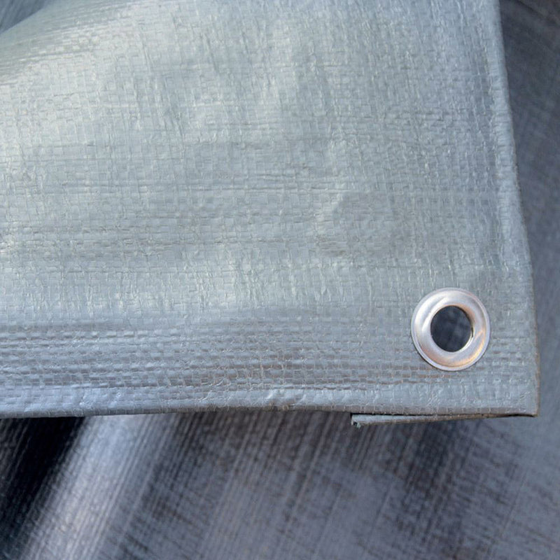 Telo Occhiellato Multiuso 5x8m in Polietilene 180gr Grigio