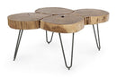 Tavolino 90x60x40h cm Orbital Log