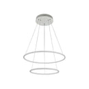 Lampada pendente Modern in Metallo Nola Bianco