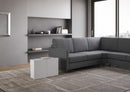 Panca Allungabile Inferiore 72-300x26x45 cm Evolve Bianco Frassino  