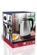 Bollitore Elettrico in Acciaio 1800W 1,8 Litri Kooper Mauna