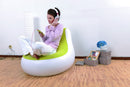Pouf Poltrona Gonfiabile Floccato 93x86x73cm Jilong Easigo Lounge Side Chair Blu