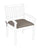 Poly180 Choco Kissen für Outdoor Sessel aus Stoff