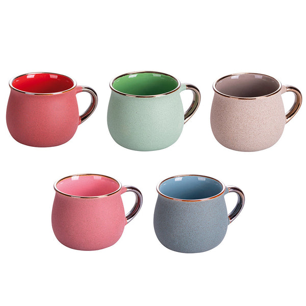 prezzo Set 5 Tazze Ø8,8x7,8 cm in Gres VdE Tivoli 1996 Glazed