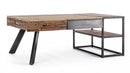 Tavolino Basso 2 Cassetti 118x70x45 cm in Legno