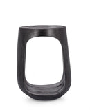 Tavolino Ø 33x45 cm Caffèblack in Legno Black