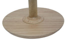 Paralume da Comodino WoodeSteel Ø25x42 cm Legno e Tessuto Naturale