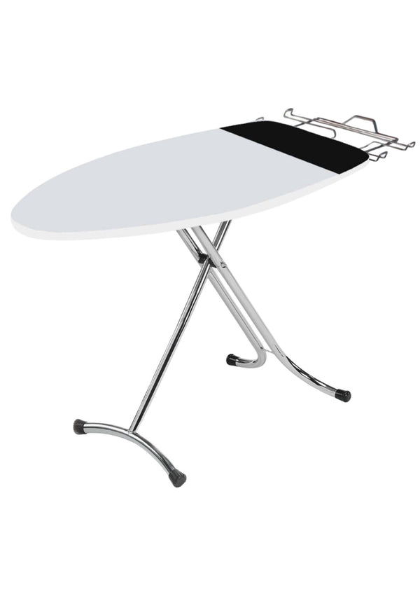 online Asse da Stiro Elegant Plus 125x46cm Salvaspazio Area Ignifuga con Copriasse Gambe Triple In Acciaio