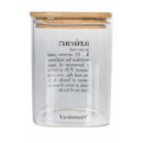 Barattolo Zucchero con scritta "azucar" 1 Litro in Vetro VdE Tivoli 1996 Spagnolo