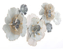 Pannello Flowery 116,5x8x58 cm in Ferro