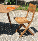 Sedia Pieghevole da Giardino in Legno Vorghini Leon