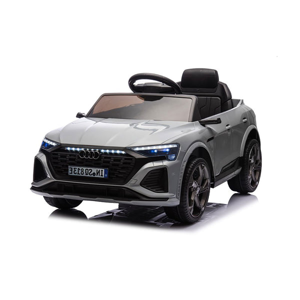 online Macchina Elettrica per Bambini 12V Licenza Ufficiale Audi SQ8 E-Tron con Telecomando e Sedile Pelle Grigio