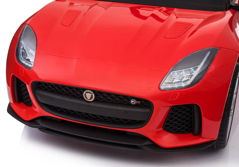 Macchina Elettrica per Bambini 12V con Licenza Jaguar F-Type SVR Rossa