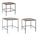 Set 3 Tavolini Quadrati Amira