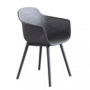 Sedia da Giardino Vannes 49x48,5x81,5 h cm in Plastica Taupe