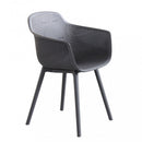 Sedia da Giardino Vannes 49x48,5x81,5 h cm in Plastica Taupe