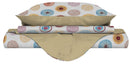 Copripiumino Double Face con Federe Stampato Circle Varie Misure