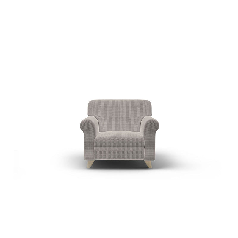 Copridivano Elasticizzato in Poliestere Iris Tortora Varie Misure