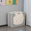Box Recinto Attività per Bambini 160x152x62 cm  Grigio e Bianco