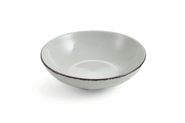 acquista Set 6 tiefe Teller Ø20x5 cm aus Steingut Villa d'Este Home Tivoli Hanf Hellgrau