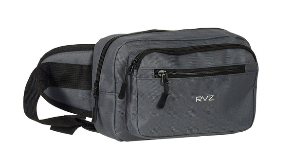 Marsupio Doppia Tasca Frontale Scomparto Interno in Poliestere Ravizzoni Budapest Grigio online