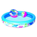 Piscina Gonfiabile 2 Anelli per Bambini Ø147x25 cm in Vinile Bestway 51120