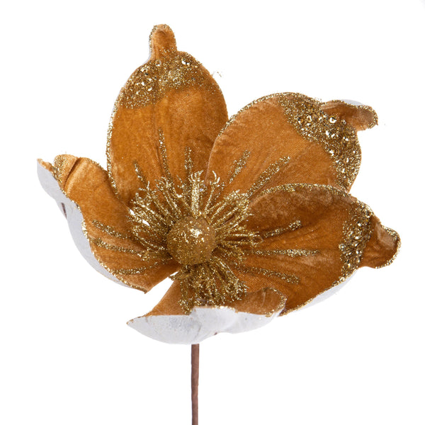 Set mit 12 Magnolia Picks 15 cm Gold online