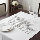 Set 75 Pezzi Posate per 12 Persone Cucchiai Cucchiaini Forchette Coltelli in Acciaio Inox      