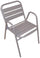 Vorghini Calipso Tortora Gartenstuhl aus Aluminium