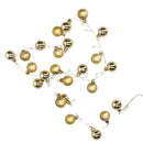 Luce filo sfera oro 48 led bianco caldo alimentazione fissa cm Ø4x120