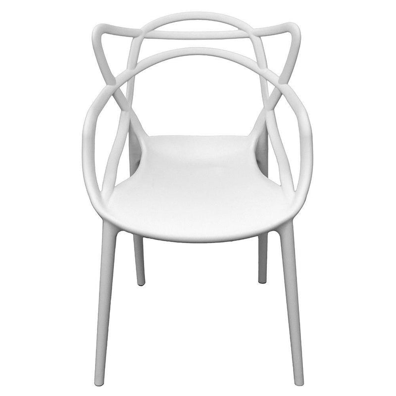 Set 4 Sedie 55x54x82 cm in Polipropilene Sveva Bianche
