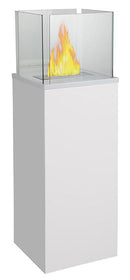 Camino a Bioetanolo da Pavimento 40x120 cm Menzi Marlena Bianco