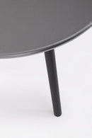 Set 5 Pezzi Salotto da Giardino con Divano 2 Poltrone e 2 Tavolini in Acciaio e Spunpoly Gargano Antracite 