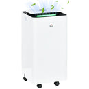 Deumidificatore Portatile da 10L 5 Modalità e Timer 25x25x50,5 cm Bianco  