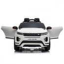 Macchina Elettrica per Bambini 12V con Licenza Land Rover Evoque Bianca