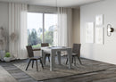 Tavolo Allungabile 90/246x90x77 cm Naxy Premium Cemento