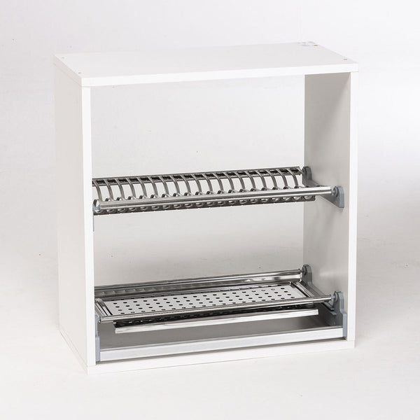 Eingebauter Geschirrabtropfer aus Edelstahl 86 x 30 cm mit Fumer-Tropfschale online