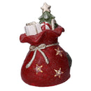 Pacco regalo in Resina con Led rosso cm 27x22xh40