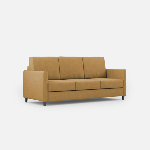 online Divano 3 Posti 198x85x85 cm Karay in Tessuto Ocra