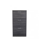 Scarpiera Vicky 60x24x115 h cm in Legno Grigio Scuro