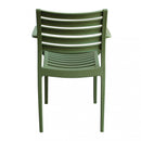 Poltrona Eveline 58,5x55,2x84 cm  in Polipropilene Verde