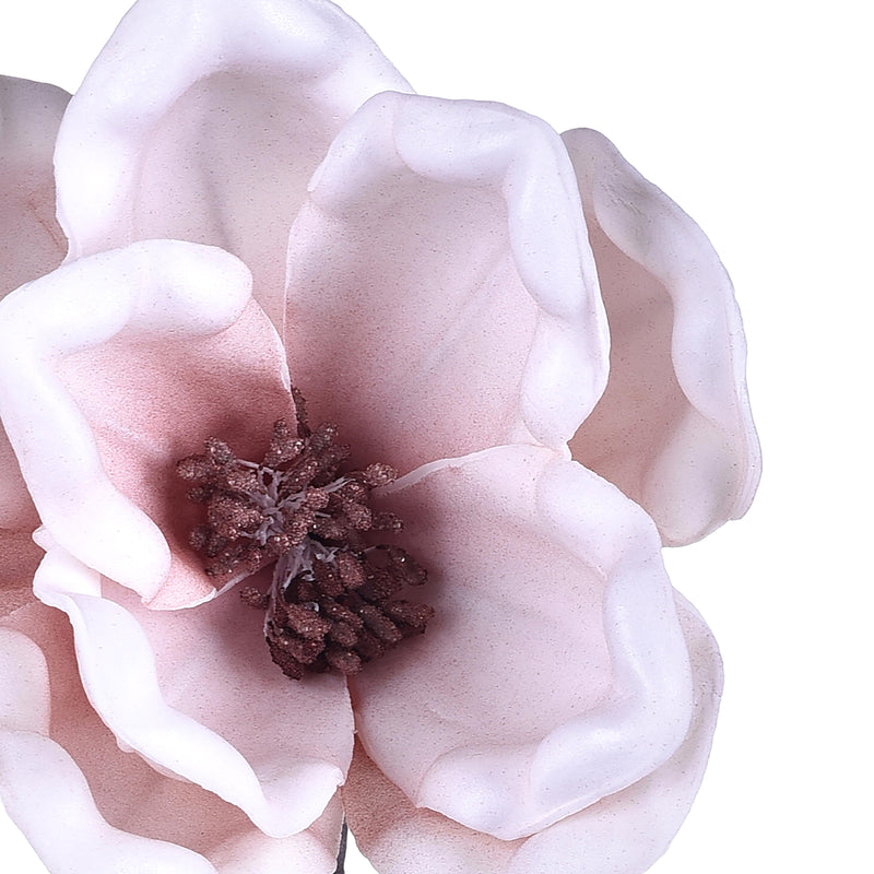 Set 3 Fiori Artificiali Magnolia 63 cm