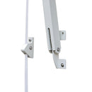 Tenda da Sole a Caduta 180×70 cm in Alluminio e Poliestere Marrone