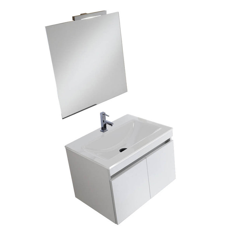 Mobile da Bagno sospeso Bali 02A Twist Bianco TFT