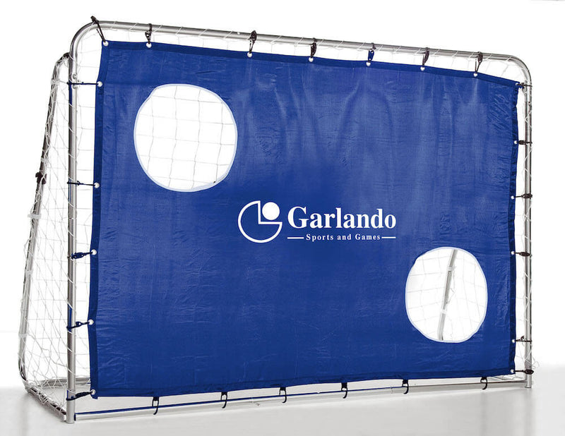 Porta per Calcetto con Rete Inclinabile a Rimbalzo e Bersagli 215X152Cm Garlando Multi Trainer Pro