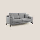 Divano 2 Posti 166x95x91 cm in Tessuto Grigio