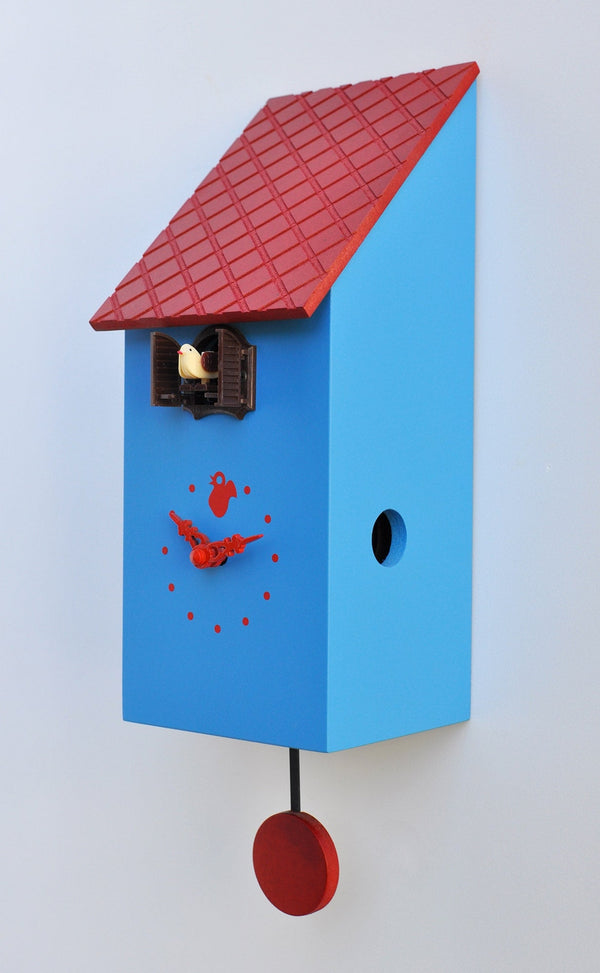 Wandkuckucksuhr 13x30x12 cm Pirondini Italia Portofino Hellblau online
